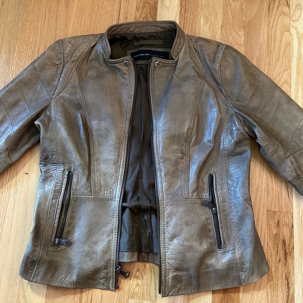 Womens leather jacket